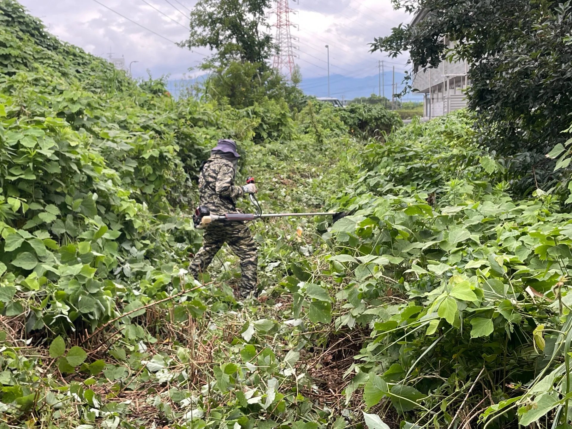 測量前にも一仕事